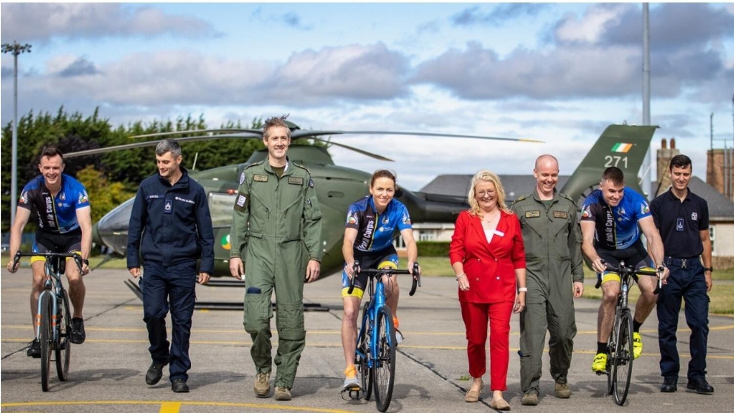 IRISH AIR CORPS CYCLE IN AID OF CANCER SUPPORT SANCTUARY