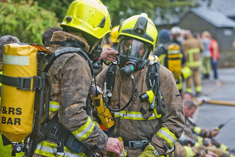 MERSEYSIDE FIREFIGHTERS TAKE INDUSTRIAL ACTION