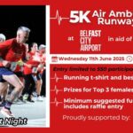 NI AIR AMBULANCE ‘BELFAST CITY AIRPORT RUNWAY RUN’ RETURNS