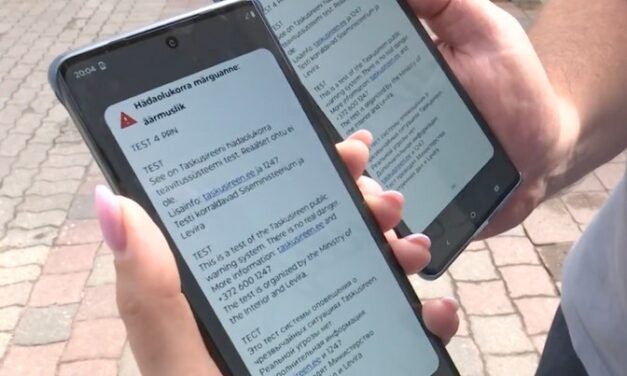 ESTONIA ADOPTS NEW CELL BROADCAST EMERGENCY ALERT SYSTEM
