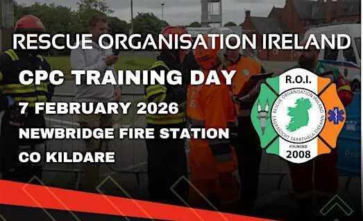 RESCUE ORGANISATION IRELAND’S MAJOR TRAINING DAY ON 7 FEBRUARY